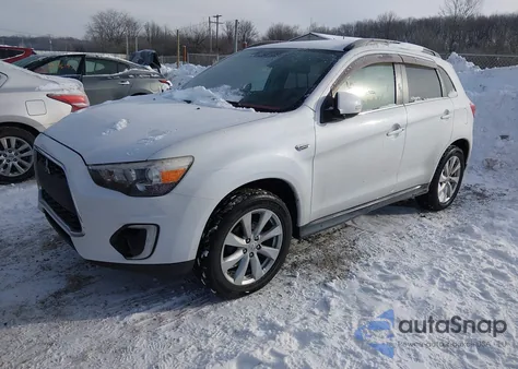 2015 Mitsubishi Outlander Sport Gt from USA, damaged, VIN 4A4AR4AW6FE049700